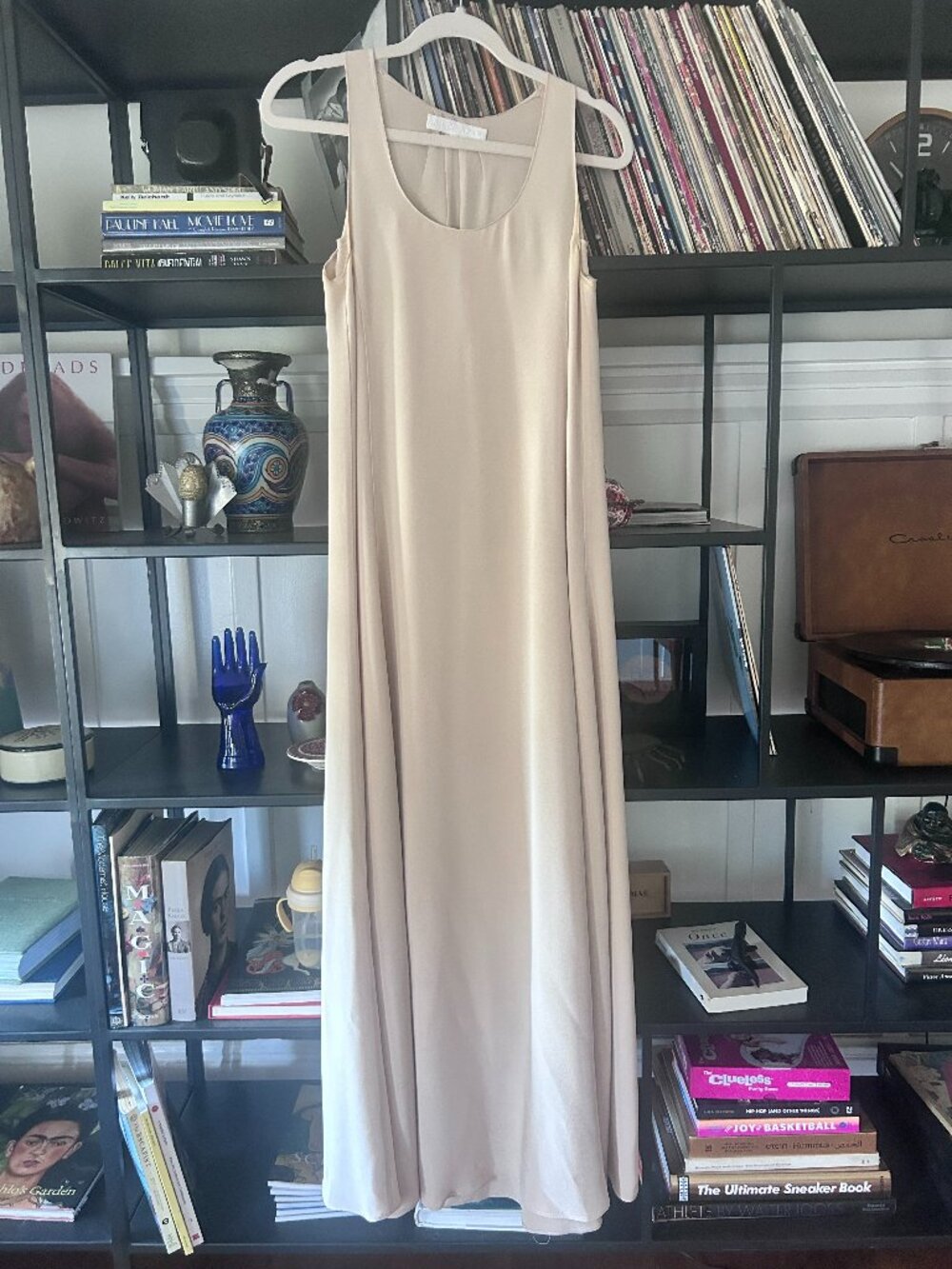 Apiece Apart Vintage Silk Maxi Dress Size 4 Beige
